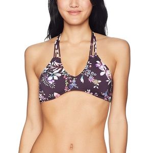 NWT Hobie Floral Bikini Bathing Swim Suit Top